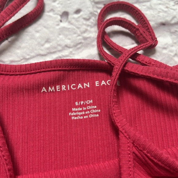 American eagle red crop tank top - Picture 4 of 5